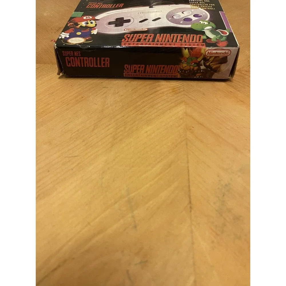 Official SUPER NINTENDO SNES Controller ORIGINAL AUTHENTIC WITH BOX Tested